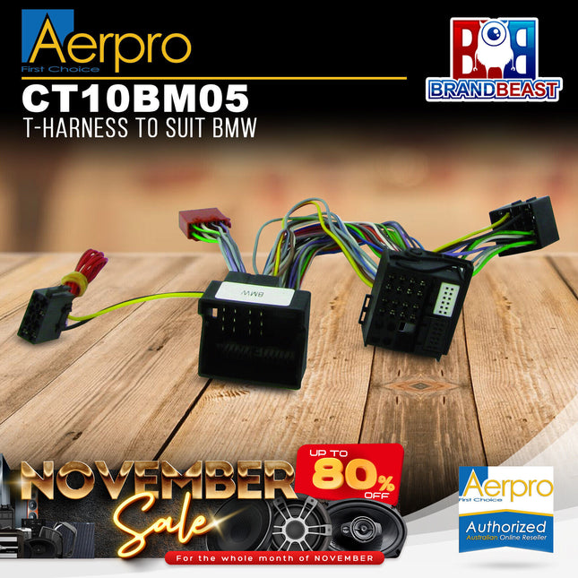 Aerpro CT10BM05 T-Harness to Suit BMW