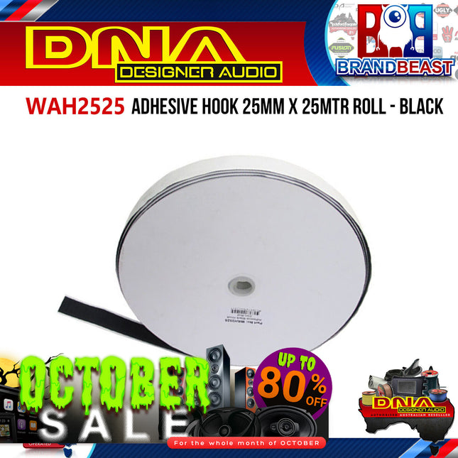 DNA WAH2525 25mm x 25m Roll Adhesive Hook
