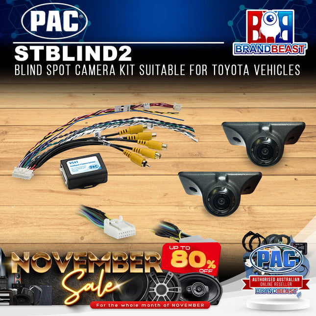PAC STBLIND2 Blind Spot Camera Kit Suitable For Toyota Vehicles