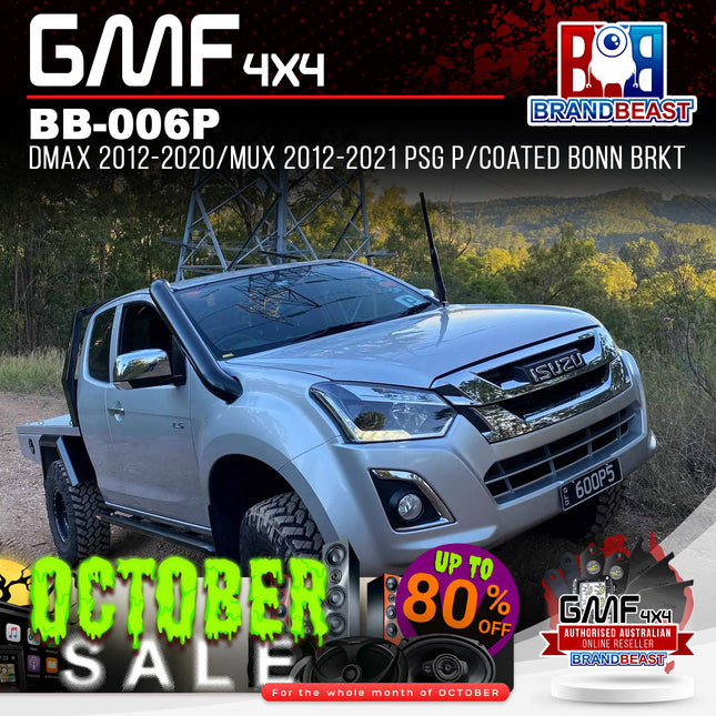 GMF4x4 BB-006P UHF Antenna Bonnet Bracket Suit DMAX & MUX 2012+ (Passenger Side)