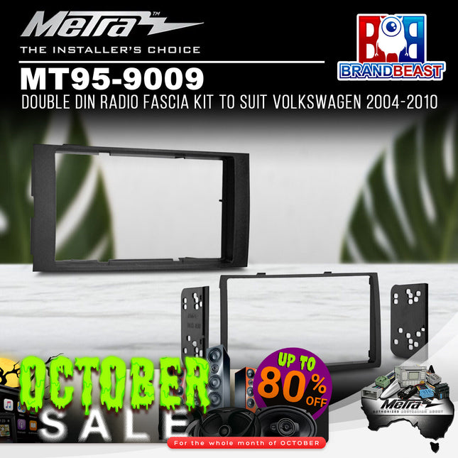 Metra MT95-9009 Double DIN Radio Fascia Kit Suit Volkswagen 2004 - 2010