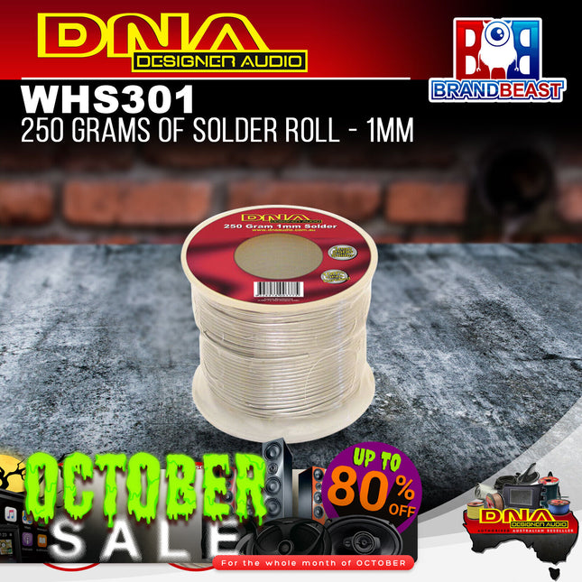 DNA WHS301 250 Grams Of Solder Roll - 1mm Diameter