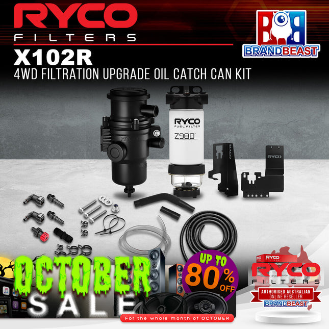 Ryco X102R 4WD Filtration Upgrade Oil Catch Can Kit
