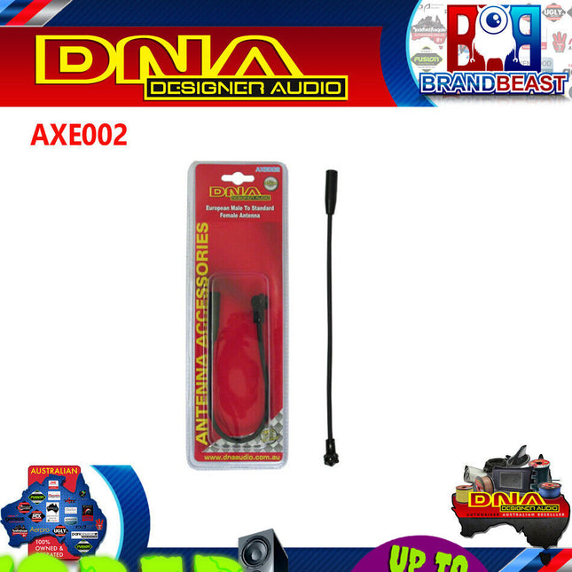 DNA AXE002 European Male Plug to Standard Female Antenna Socket
