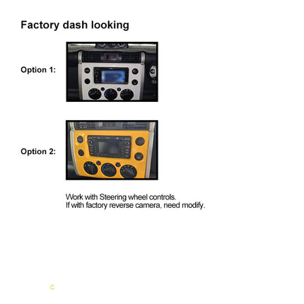 Nakamichi NA9TOYOTAFJ20112016 9" Wireless CarPlay Android Auto Toyota FJ Cruiser 2011-2016 Head Unit