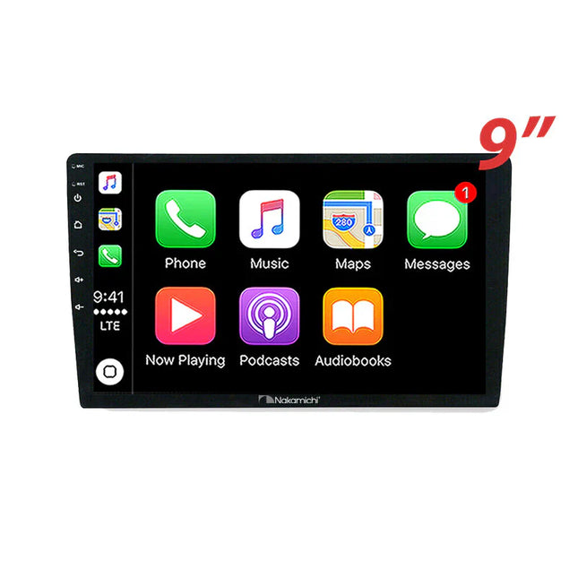 Nakamichi 9" Wireless CarPlay Android Auto Toyota Landcruiser 1999-2002 Head Unit