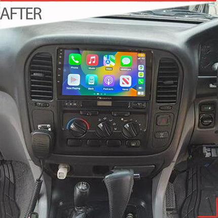 Nakamichi 9" Wireless CarPlay Android Auto Toyota Landcruiser 1999-2002 Head Unit