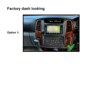 Nakamichi 10" Wireless CarPlay Android Auto Toyota Landcruiser Sahara 1999-2006 Head Unit