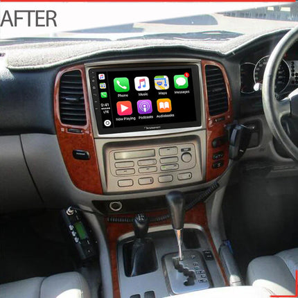 Nakamichi 10" Wireless CarPlay Android Auto Toyota Landcruiser Sahara 1999-2006 Head Unit