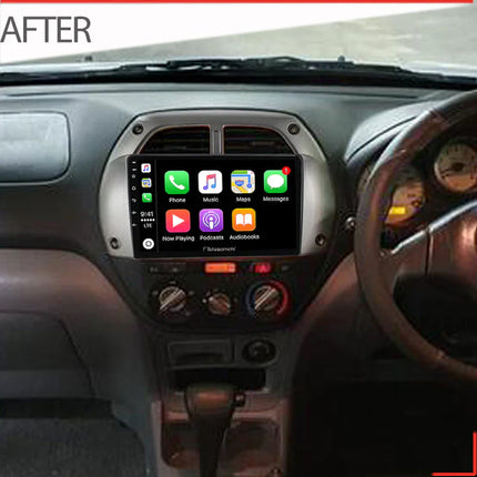 Nakamichi 9" Wireless CarPlay Android Auto Toyota RAV4 2001-2005 Dash 1 Head Unit