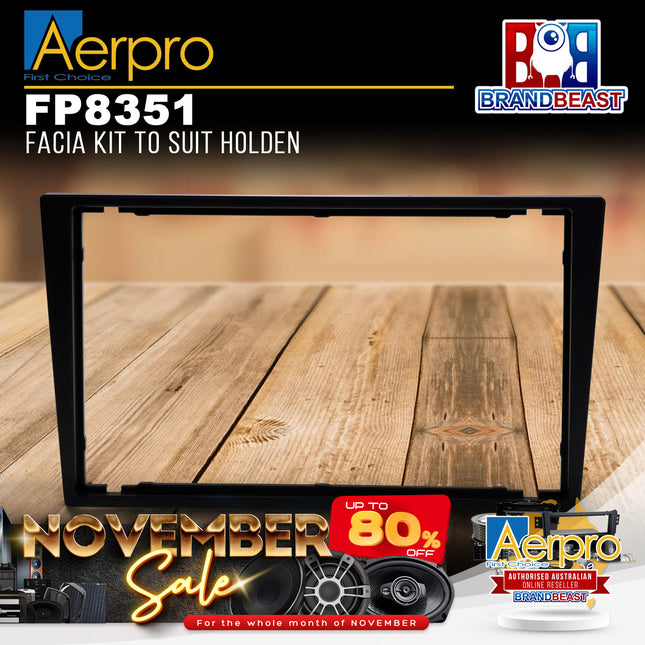 Aerpro FP8351 Facia Kit To Suit Holden