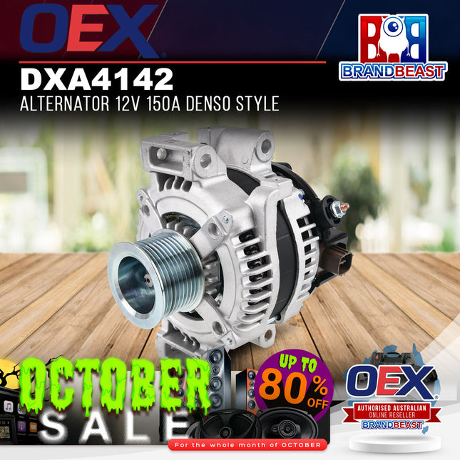 OEX DXA4142 Alternator 12V 150A Denso Style