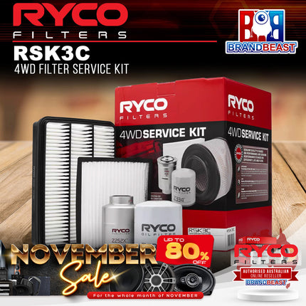 Ryco RSK3C 4WD Filter Service Kit