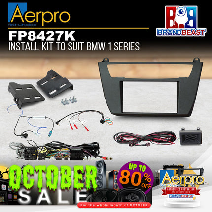Aerpro FP8427K Double DIN Black Install Kit For BMW Series 1 & 2 (Non-Amplified)