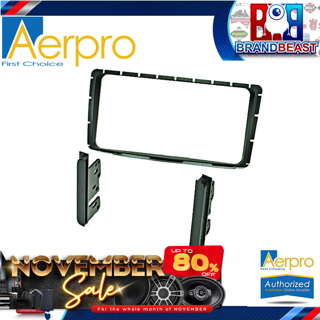 Aerpro FP9026 Double DIN Black Facia Kit Suit Toyota Hilux 2014