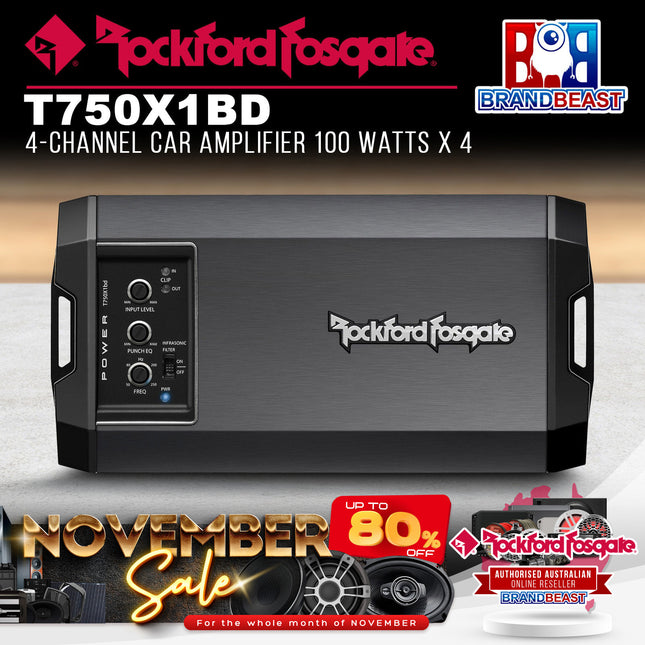 Rockford Fosgate T750X1bd Power 750 Watt Class-bd Mono Amplifier