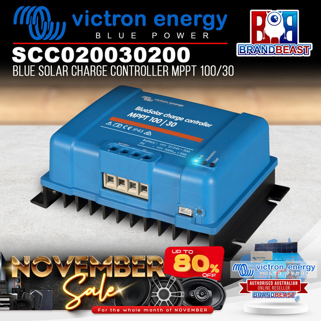 Victron Energy SCC020030200 Blue Solar Charge Controller MPPT 100/30
