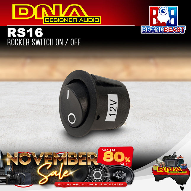 DNA RS16 12 Volt Off/On Rocker Switch