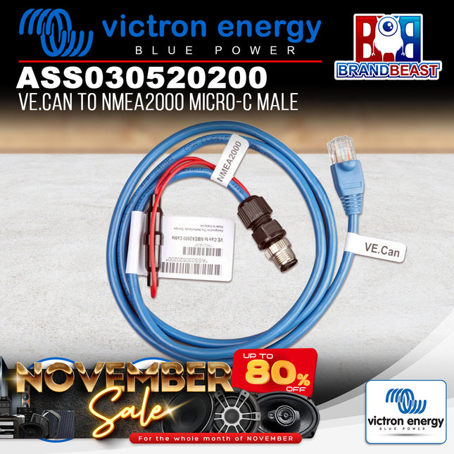 Victron Energy ASS030520200 VE.Can to NMEA2000 Micro-C Male