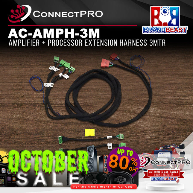 ConnectPRO AudioControl AC-AMPH-3M Amplifier + Processor Extension Harness 3mtr