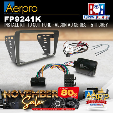 Aerpro FP9241K Double DIN Install Kit to Suit Ford Falcon AU Series 2/3