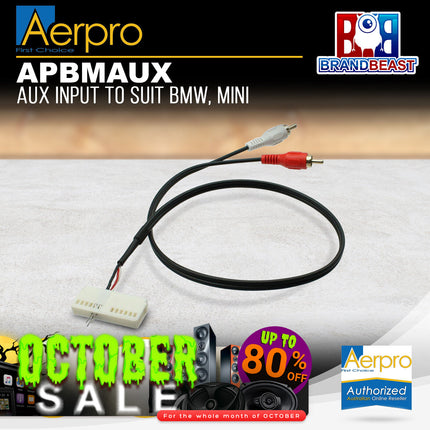 Aerpro APBMAUX Aux Input to Suit BMW/Mini Cooper