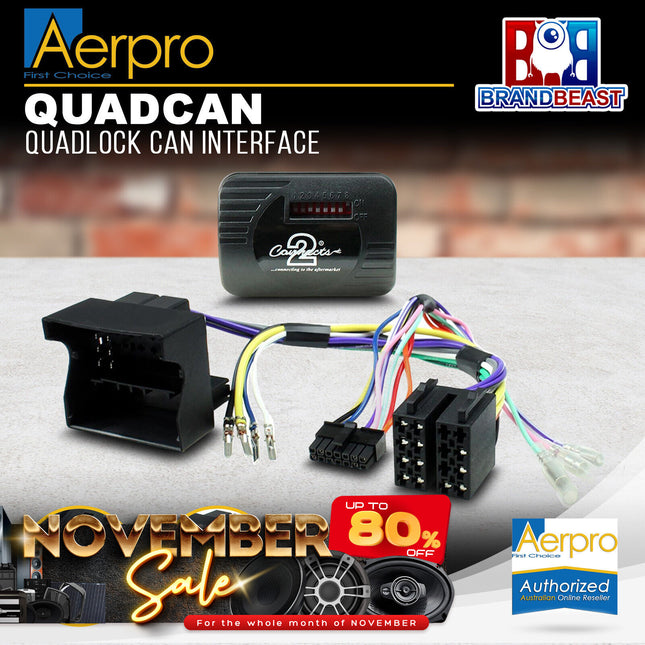 Aerpro QUADCAN Quadlock CANBUS Interface