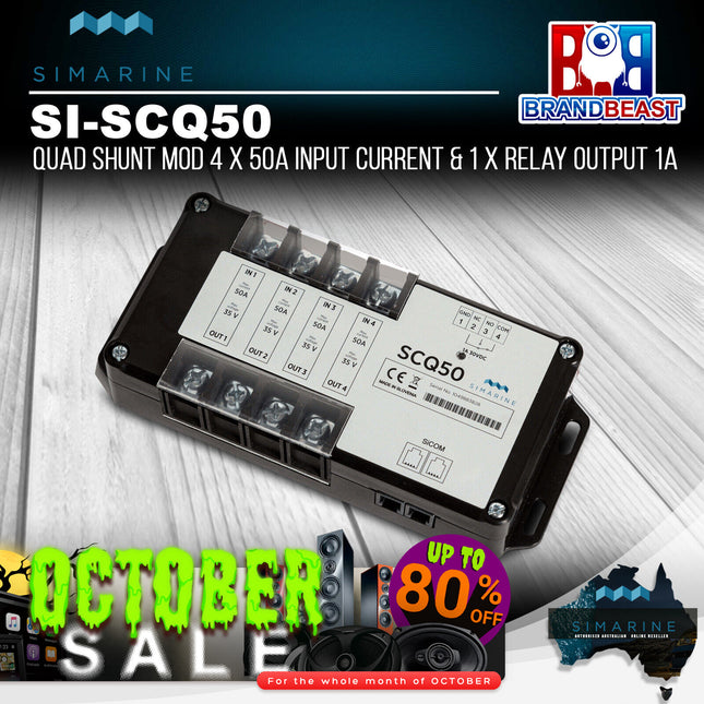 Simarine SI-SCQ50 50A Active Quad Shunt for Pico Battery Monitor