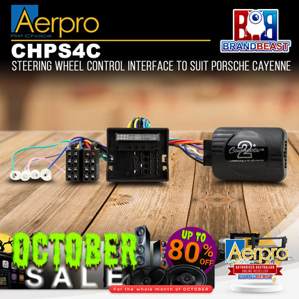 Aerpro CHPS4C Steering Wheel Control Suit Porsche Cayenne 2008-2010