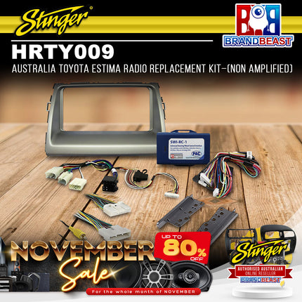 Stinger HRTY010 Radio Replacement Kit (Amplified) To Suit Toyota Estima