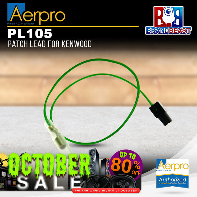 Aerpro PL105 Patch Lead for Kenwood