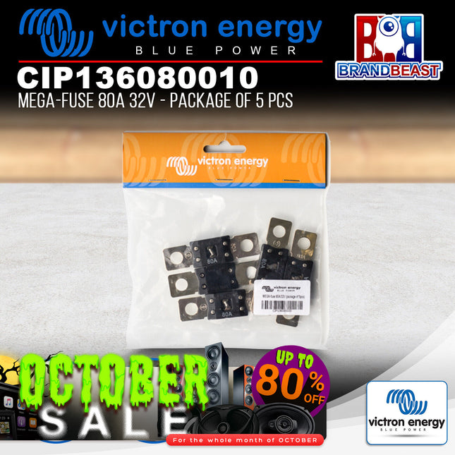 Victron Energy CIP136080010 MIDI-Fuse 80A 32V - Package of 5 Pcs