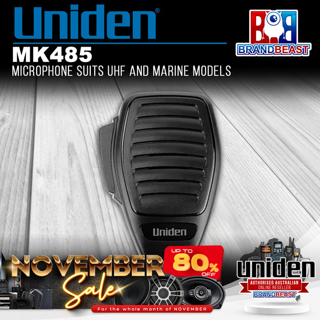 Uniden MK485 Microphone Suit UHF & Marine Models