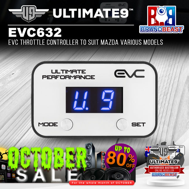 Ultimate9 EVC632 EVC Throttle Controller to Suit Mazda Various Models