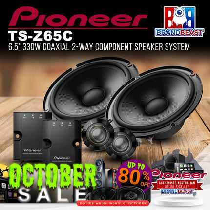 Pioneer TS-Z65C 330W 6.5" Coaxial 2-Way Component Speaker System