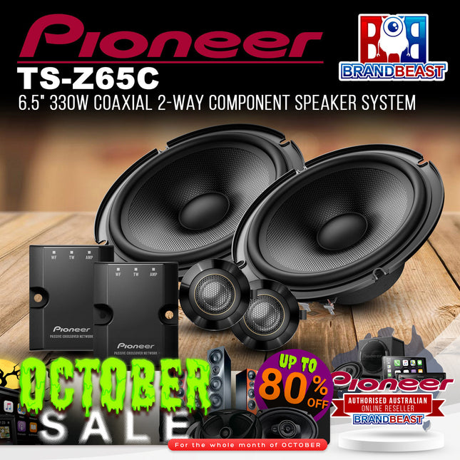 Pioneer TS-Z65C 330W 6.5" Coaxial 2-Way Component Speaker System
