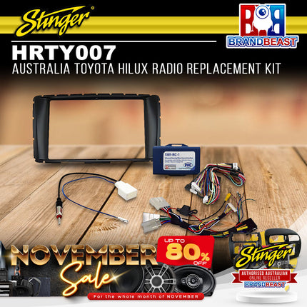 Stinger HRTY007 Toyota Hilux Radio Replacement Kit