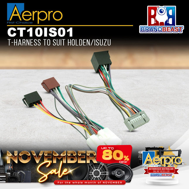 Aerpro CT10IS01 T-Harness Suit Holden & Isuzu Various Models
