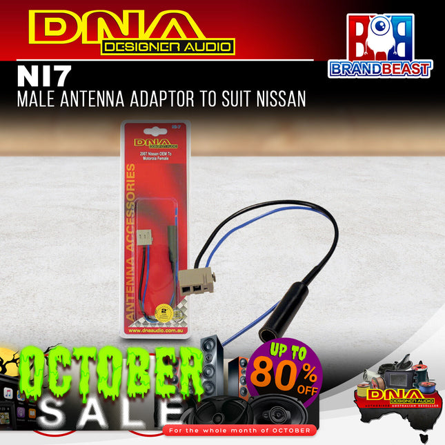 DNA NI-7 Male Antenna Adaptor To Suit Nissan
