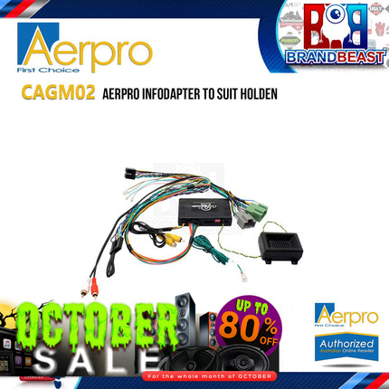 Aerpro CAGM02 AV Infodaptor Suit Holden Colorado 2017-ON