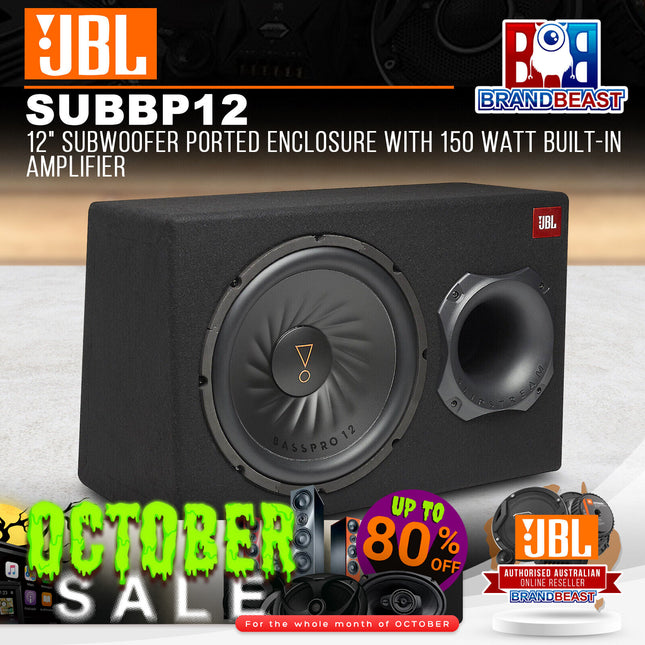 JBL SUBBP12 BassPro 12 12" Subwoofer Ported Enclosure with 150 Watt Built-In Amplifier
