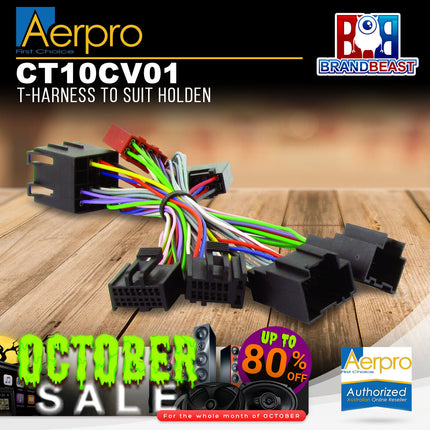 Aerpro CT10CV01 T-Harness to Suit Holden