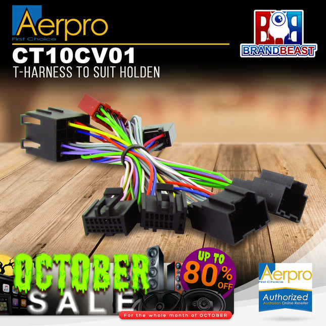 Aerpro CT10CV01 T-Harness to Suit Holden