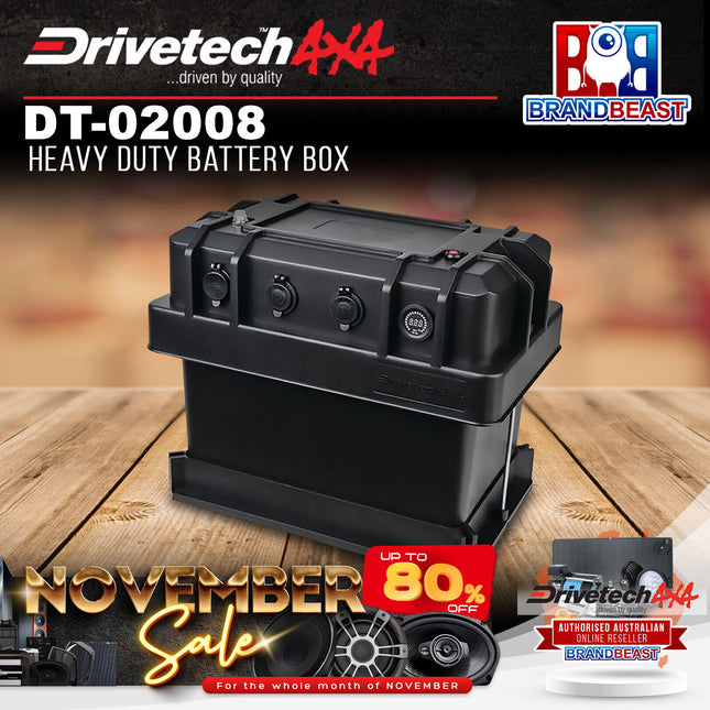 Drivetech4X4 DT-02008 Heavy Duty Battery Box