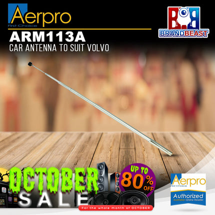 Aerpro Arm113A Car Antenna To Suit Volvo