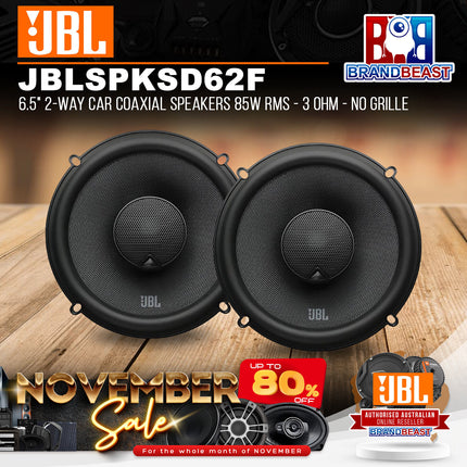 JBL JBLSPKSD62F STADIUM 62F 6.5" 2-Way Car Coaxial Speakers 85W RMS