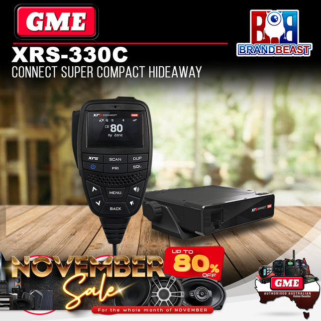 GME XRS-330C XRS™ Connect Super Compact UHF CB Radio