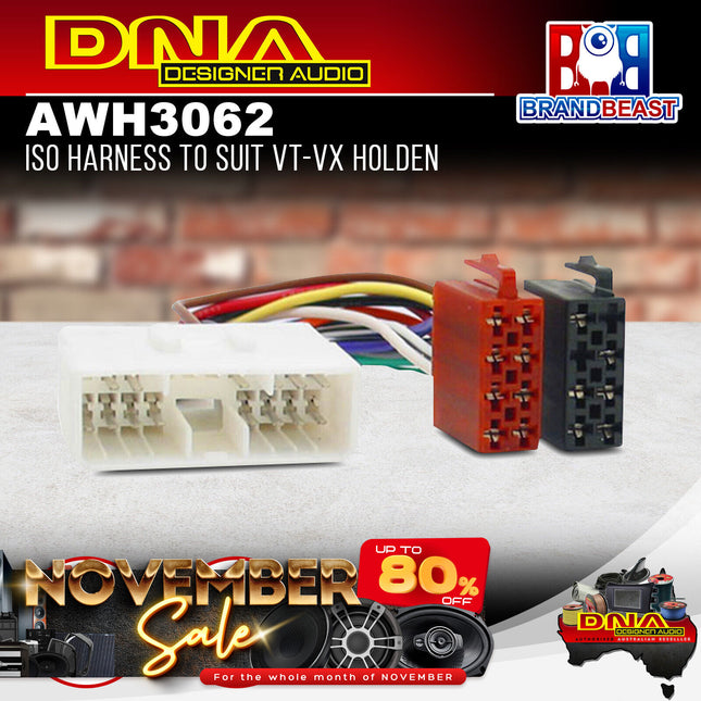 DNA AWH3062 ISO Harness to Suit VT-VX Holden