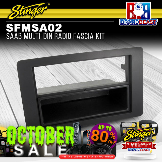 Stinger SFMSA02 SAAB Multi-DIN Radio Fascia Kit