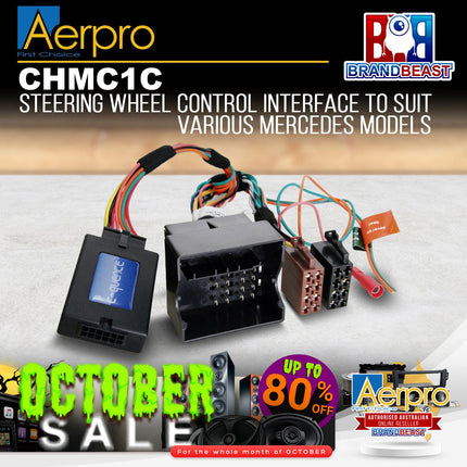Aerpro CHMC1C Steering Wheel Control Interface Suit Mercedes Various Models